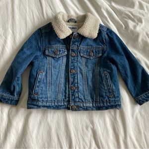 Old Navy Toddler Boy’s Sherpa Jean Jacket